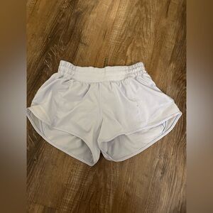 Lululemon Pastel Blue Low Rise 2.5 Hotty Hot Short